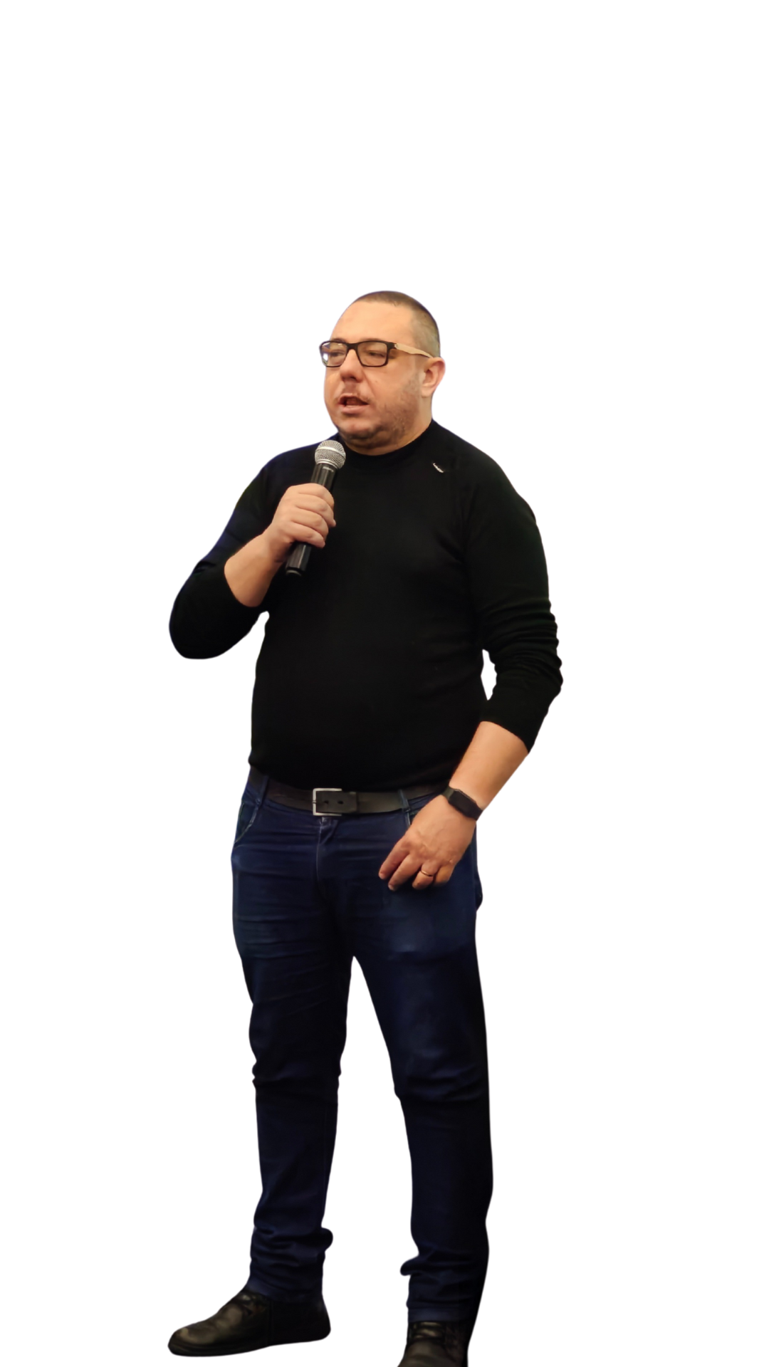 Janio Glauber em apresentação sobre Vendas de Alto Valor